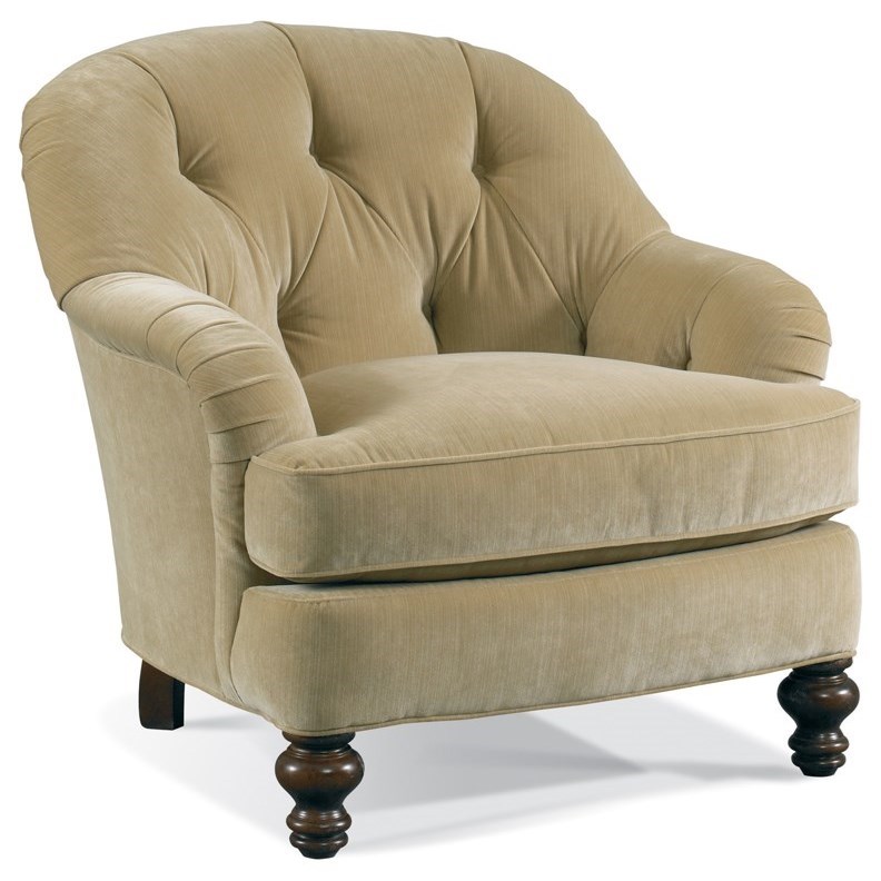 Sherrill Traditional 1630 Traditional Lounge Chair with Button